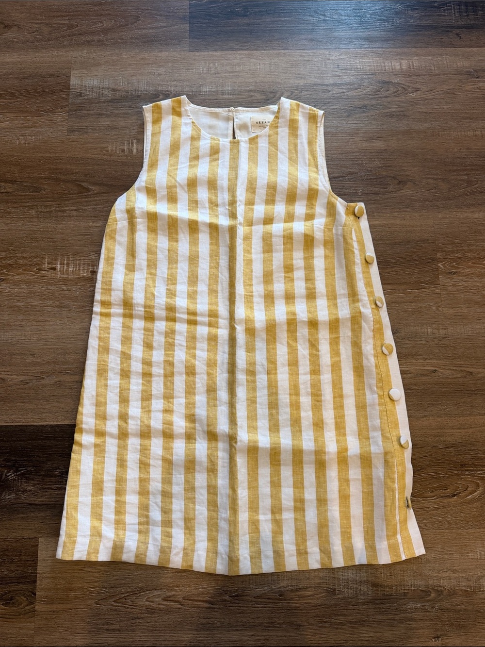 Sezane Nicila Dress Vintage Stripes - Size 6